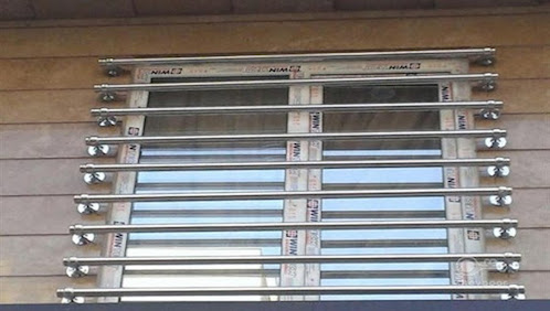 حفاظ پنجره دوجداره از جنس استیل